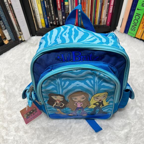 MGA LIL BRATZ MINI BLUE BACKPACK / BOOK BAG - Picture 2 of 4